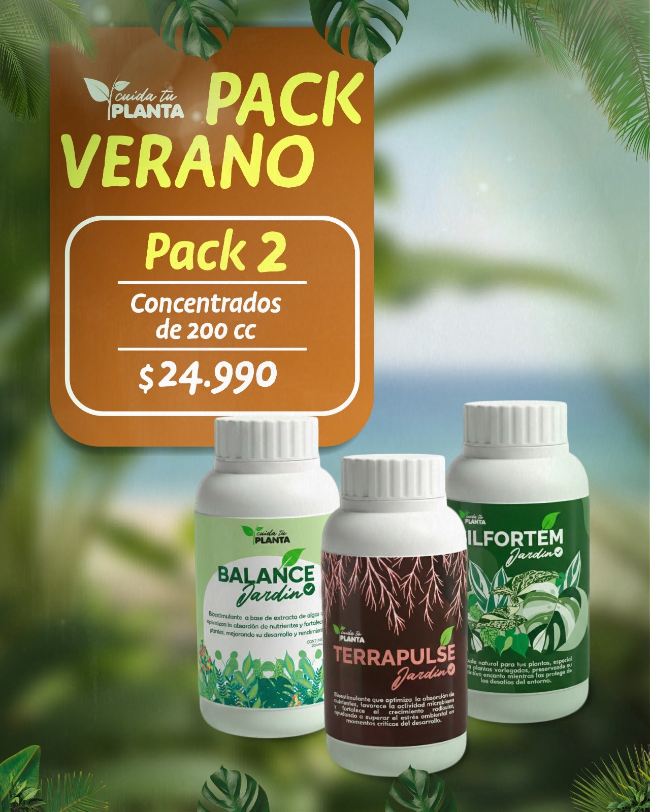 PACK TRIO DE VERANO: JUNGLA URBANA